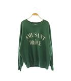 イエナ IENA 裏毛ロゴスエット スウェット トレーナー グリーン ホワイト /ES ■OS