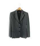 ジョルジオアルマーニ GIORGIO ARMANI テーラードジャケット 総柄 シングル 44 ネイビー /DF ■OS