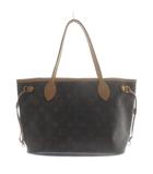 ネヴァーフルPM モノグラム トートバッグ ハンドバッグ キャンバス ロゴ バイカラー 茶 ブラウン M40155 /BB ■OH