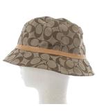帽子 バケットハット シグネチャー ベージュ /YO11