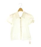 ダーリッチ Darich アクセントパフショルブラウス F ホワイト 半袖 /OK ■OS