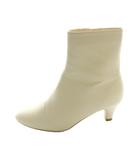 グローブ grove ヒールブーツ ショート S オフホワイト /SS ■OS