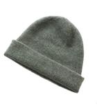 マーガレットハウエル MARGARET HOWELL ニット帽 ニットキャップ 帽子 カシミヤ グレー /MI ■OS