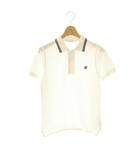 スナイデル SNIDEL ポロシャツ カットソー 半袖 F ホワイト ブラック /DO ■OS