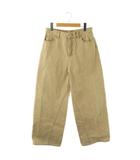 ガリャルダガランテ GALLARDAGALANTE 25SS ワイドデニム パンツ 1 ベージュ /HK ■OS