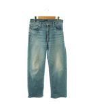マザー mother DODGER FLOOD ワイドストレートデニムパンツ ストレッチ 26 ライトブルー /HK ■OS ■SH