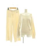 ジェラートピケ gelato pique 25AW セットアップ トーンアップホットスムーズィー プルオーバー ロングパンツ ルームウエア ONE アイボリー /MY ■OS