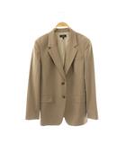 セオリー Theory 25SS TRACEABLE WOOL OS ST BLAZER B ボーイフレンドジャケット テーラード 4 モカ /HK ■OS