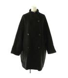 マックスマーラ MAX MARA vintage アルパカウールダブルボタンシャギーコート アウター 36 黒 /NR ■OS ■SH