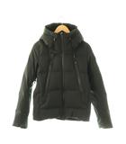 デサント DESCENTE ALLTERRAIN オルテライン 水沢ダウン ジャケット フード ジップアップ S 黒 ブラック DAMMGK30U /KU ■SH