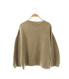 マーガレットハウエル MARGARET HOWELL MERINO CASHMERE KNIT ニット セーター 長袖 ウール カシミヤ混 2 グレージュ 578-1263004 /KU