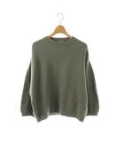 マーガレットハウエル MARGARET HOWELL MERINO CASHMERE KNIT ニット セーター 長袖 ウール カシミヤ混 2 グレー 578-1263004 /KU