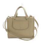 ロンシャン LONGCHAMP Cabas S 2WAYバッグ ハンドバッグ ショルダーバッグ ベージュ /MI ■OS