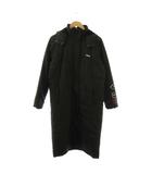 フィラ FILA ベンチコート コート L 黒 ブラック フード付き 長袖 ロング丈 /AZ