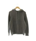 ステューシー STUSSY プルオーバーパーカー スウェット 長袖 S チャコールグレー ブラック /DO ■OS