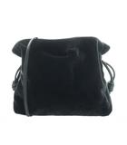 ロエベ LOEWE フラメンコクラッチ ミディアム ショルダーバッグ 巾着型 モヘヤ ワンカラー 黒 ブラック A643FC1X03 /BB ■OH