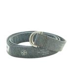 オフホワイト OFF WHITE Industrial Belt デニム リングベルト ロゴプリント 青 5400LBS-2450KGS /MI ■OS ■SH