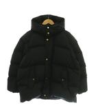 ブラミンク BLAMINK 25AW フードダウンジャケット アウター ジップアップ スナップボタン 0 黒 ブラック /NR ■OS ■SH