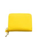 ルイヴィトン LOUIS VUITTON エピ ジッピーコインパース スーパーラッキーデー 小銭入れ コンパクトウォレット 財布 レザー 黄色 イエロー /SS ■OS ■OH