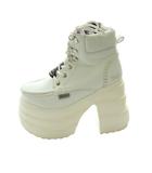 ヨースケ YOSUKE 厚底レースアップブーツ S 白 ホワイト /SS ■OS