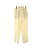 6 ROKU BEAUTY&YOUTH B&Y ロク ビューティーアンドユース タグ付き ポリエステル レーヨン ブーツカット パンツ POLYESTER RAYON BOOTCUT PANTS 38 オフホワイト /SS ■OS