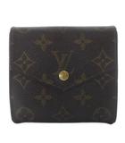 ルイヴィトン LOUIS VUITTON モノグラム ポルト モネ ビエ カルト クレディ Wホック 財布 二つ折り ブラウン M61660 /YO18 ■OH