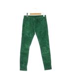 ヒステリックグラマー HYSTERIC GLAMOUR 総柄 スキニーパンツ スリムパンツ S グリーン /DF ■OS
