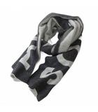 アクネ ストゥディオズ Acne Studios SCARF ロゴストール マフラー バイカラー ブラック グレー 274176 /YO4