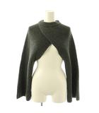 25AW RIBBED KNIT WOOL SHRUG リブニットウールシュラッグ ショート丈 長袖 クルーネック ワンカラー 1 グレー /BB