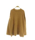 ガリャルダガランテ GALLARDAGALANTE NAVY ブークレー プルオーバー ニット セーター 長袖 F キャメル /MY ■OS
