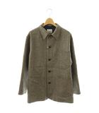 イエナ IENA ラブークル LA BOUCLE 24AW MOON ツイードカバーオール ジャケット ヘリンボーン F グレージュミックス /ES ■OS