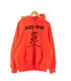 24SS Melvins Hooded Sweatshirt フーディ パーカー スウェット XL オレンジ ブラック /ES ■OS