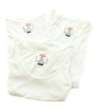 × Hanes 三点セット tagless tank top タンクトップ 3枚セット カットソー L ホワイト /DO ■OS