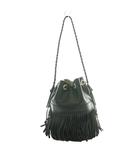 ジェイ&エムデヴィッドソン J&M Davidson カーニバル L CARNIVAL L ショルダーバッグ フリンジ レザー 黒 ブラック /SS ■OS