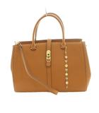 サマンサベガ Samantha Vega 2WAYバッグ トート ショルダー ハンド 茶 ブラウン /SS ■OS