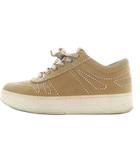 ジミーチュウ JIMMY CHOO スエード スタッズ スニーカー ロゴ 39 茶色 ブラウン /SR