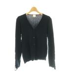 リブニットカーディガン ニット セーター M 紺 ネイビー /SS ■OS