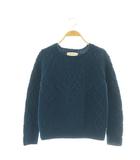 PAUL ケーブル編みニット セーター M ネイビー /ES ■OS