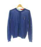 ポールスミス PAUL SMITH ポイント刺繍ニットカーディガン セーター M 青 ブルー /SS ■OS