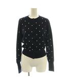 ポールプラス Paul+ ニットカーディガン セーター トランプモチーフ M 紺 ネイビー /SS ■OS