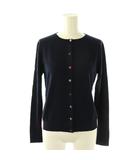 ポールスミス ブラック Paul Smith BLACK デザインボタン カーディガン ニット M ネイビー /DF ■OS