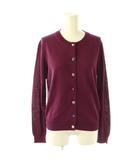 ピーエスポールスミス PS Paul Smith デザインボタンカーディガン ニット M ワイン /DF ■OS