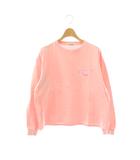 ミルクフェド MILKFED. POP DONUT L/S TEE ロンT 長袖カットソー バックプリント M ピンク /MY ■OS ■SH