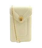 ブルガリ BVLGARI セルペンティ フォーエバー ミニクロスボディバッグ ショルダー レザー アイボリー /BB ■OH ■SH