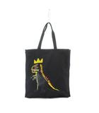 レスポートサック LesportSAC × バスキア Jean-Michel Basquiat トートバッグ ナイロン 黒 ブラック /RI ■OS