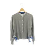 ピーエスポールスミス PS Paul Smith ニット カーディガン リボン M グレー/DF ■OS