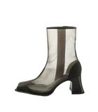 アメリヴィンテージ Ameri VINTAGE 26SS SHEER WAVE TOE BOOTS ミドルブーツ スクエアトゥ チャンキーヒール M 23.5-24.0cm 茶 0126112911250 /MI ■OS