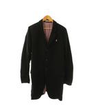 アンダーカバー UNDERCOVER ザ シェパード the Shepherd ワッペン装飾 ウールリネンコート 3 黒 ブラック /SS ■OS