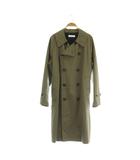 B&Y ユナイテッドアローズ BEAUTY&YOUTH ビューティー&ユース ワッシャー トレンチコート ロング ベルト付 S カーキ /MY ■OS ■AD