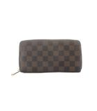 ルイヴィトン LOUIS VUITTON ジッピーウォレット 長財布 ラウンドファスナー 小銭入れ 札入れ 茶色 ブラウン ダミエ 市松模様 総柄 N41661 /RI ■OS ■OH